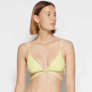 Jonathan Simkhai Harlen Bikini Top Size S NWT